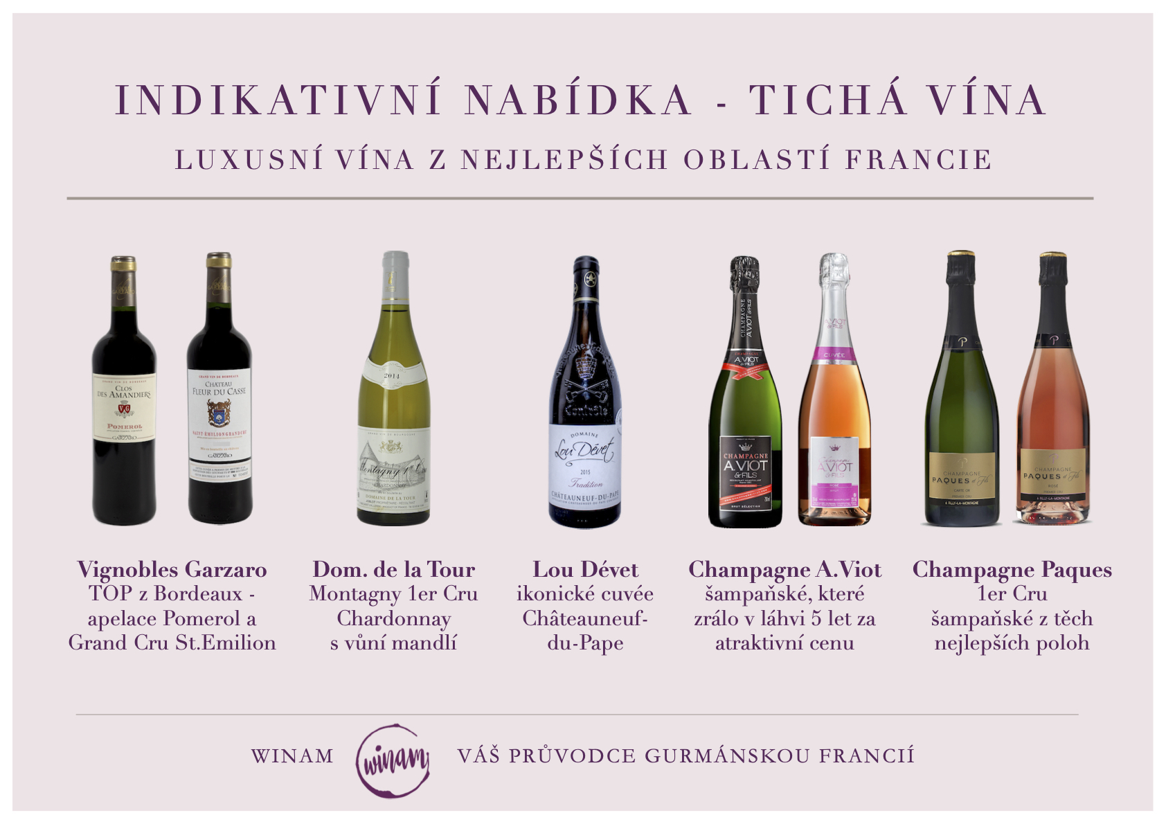 Winam pro HORECA - luxusní vína